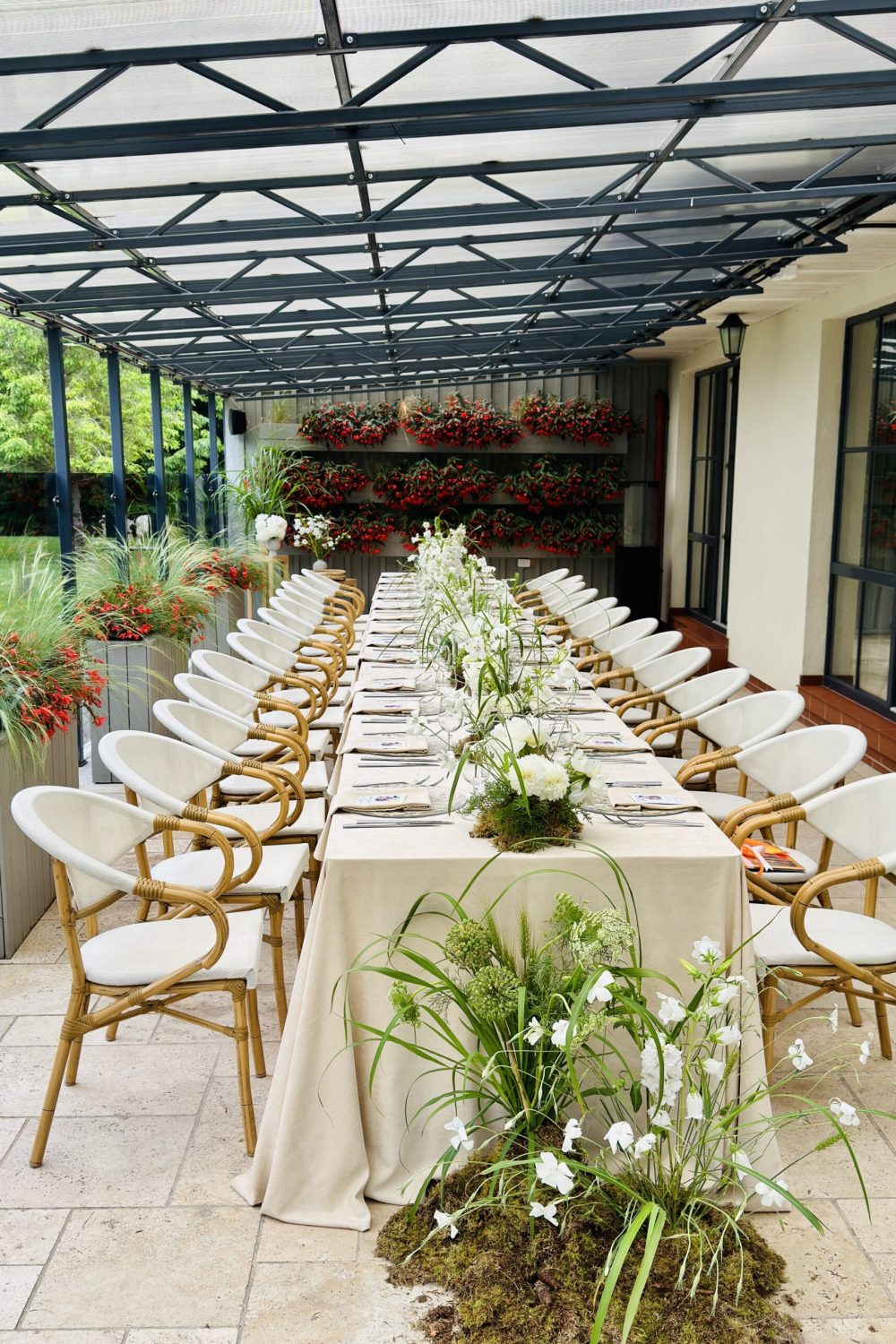 Lauko terasa įstiklinta